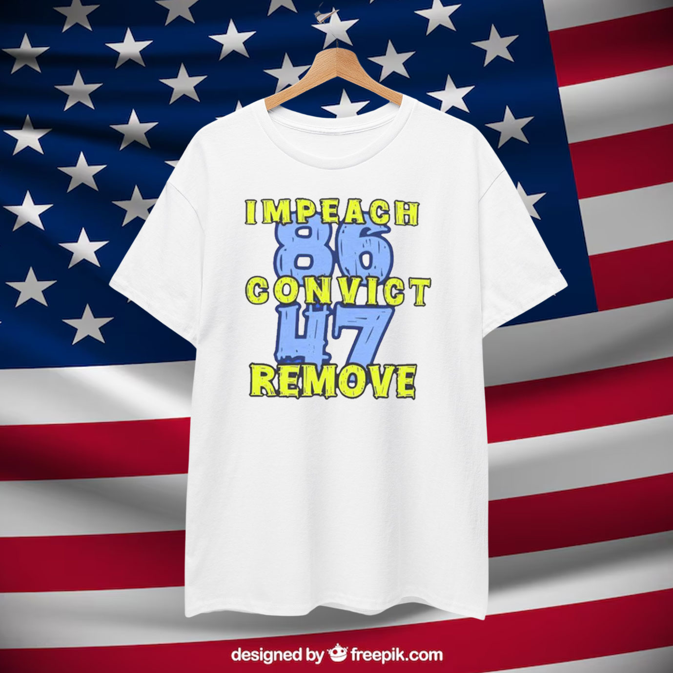 8647 Impeach Convict Remove T-Shirt
