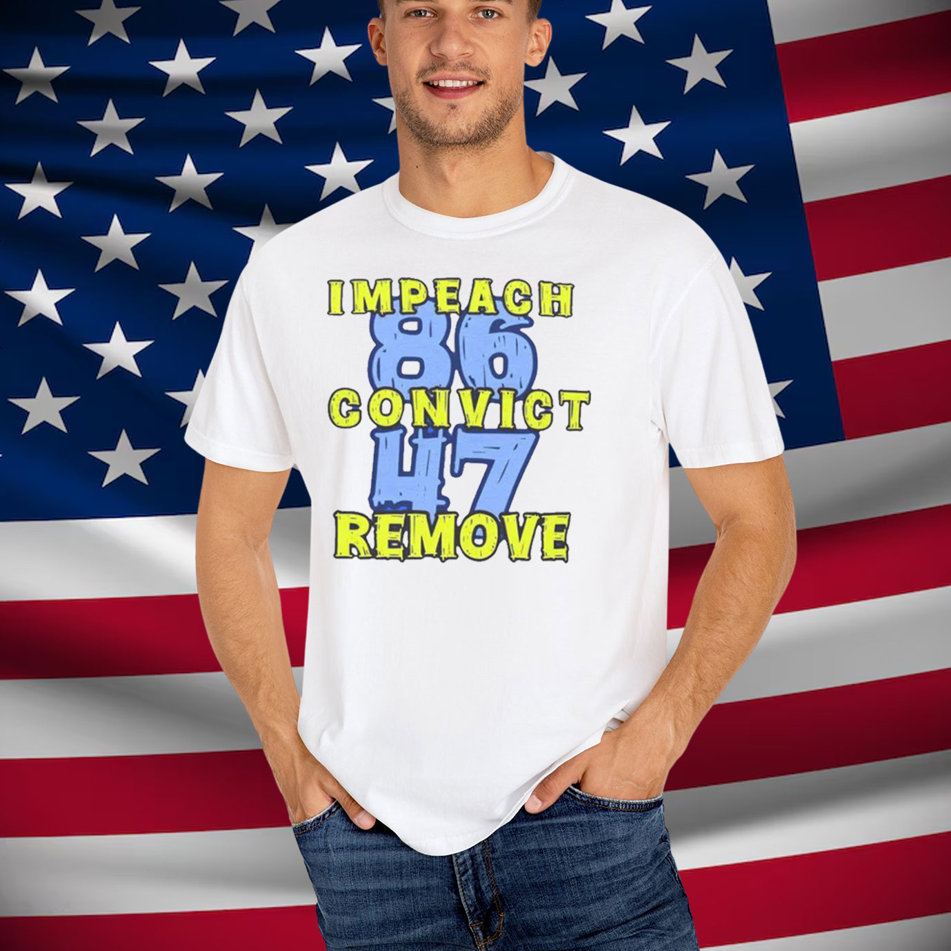 8647 Impeach Convict Remove T-Shirt
