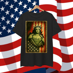 No Kings 8647 Design Statue Liberty Activist Shirt