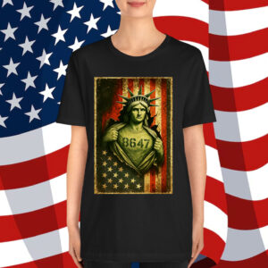 No Kings 8647 Design Statue Liberty Activist Shirt