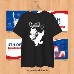 Cat No Kings In America T-Shirts