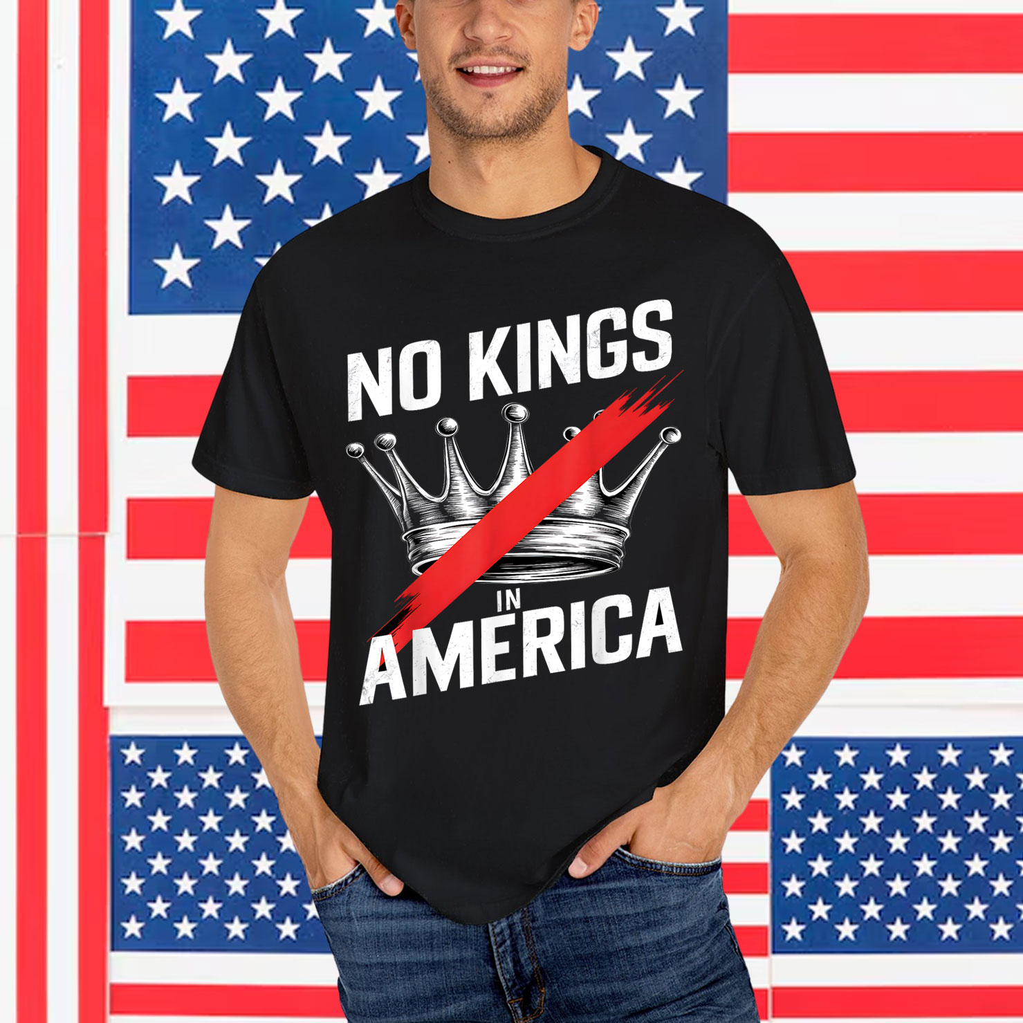 NO KINGS Court Ruling Protest Democracy Shirt