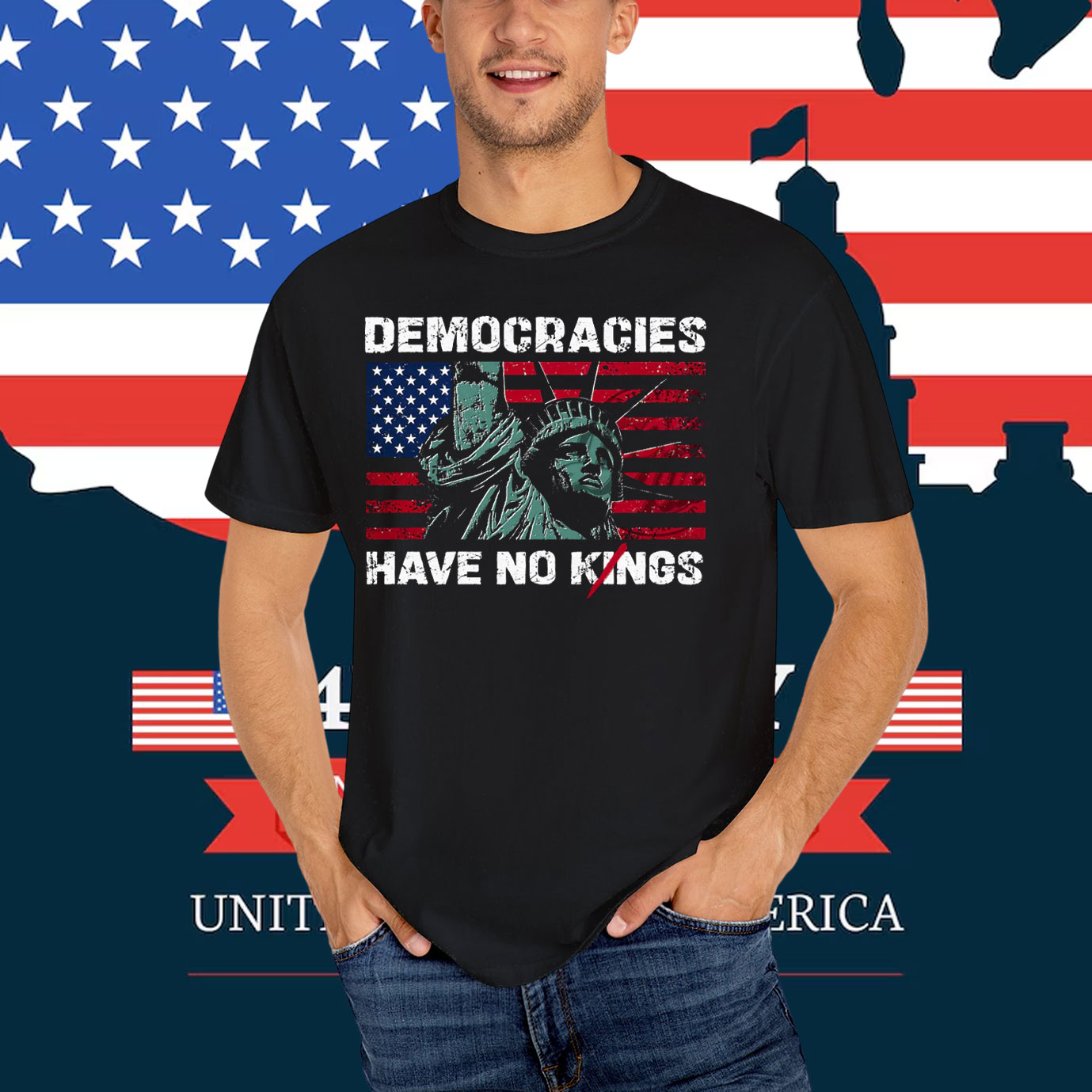 Democracies Have No Kings T-Shirts