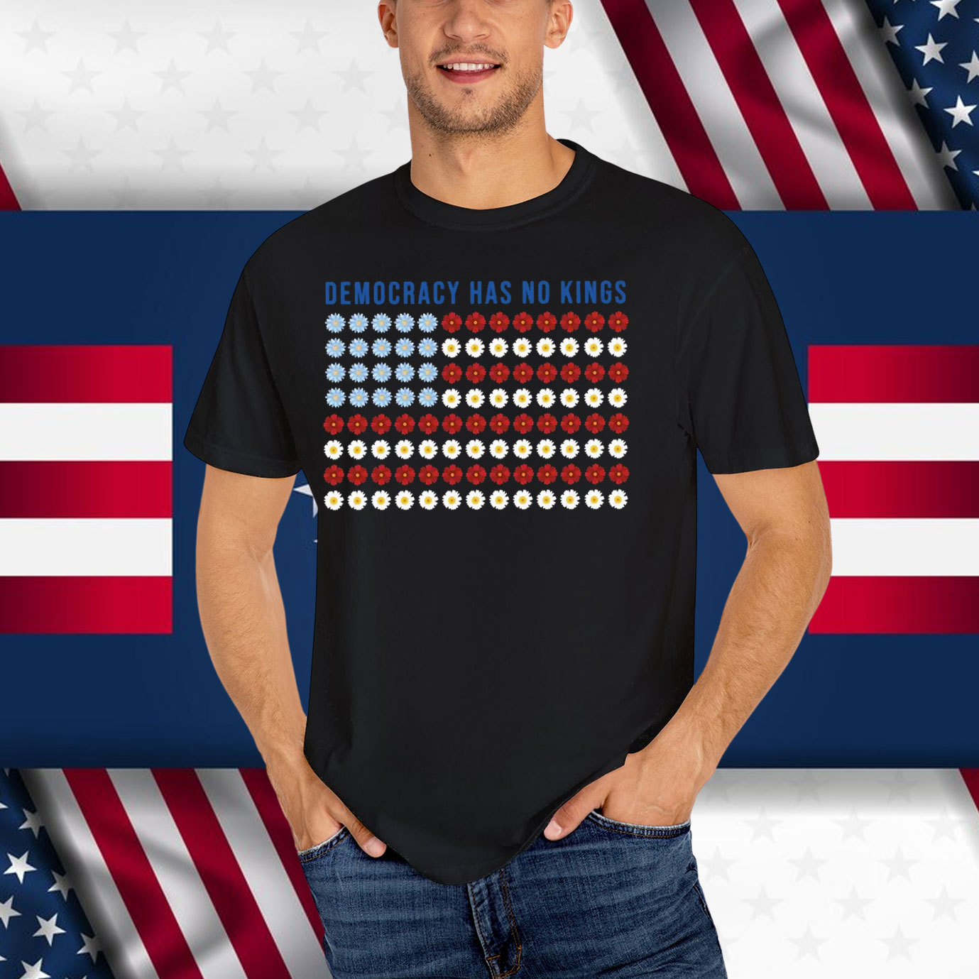 Democracy Has No Kings T-Shirt