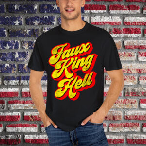 No Kings Faux King Hell Funny Sarcastic Political Shirt