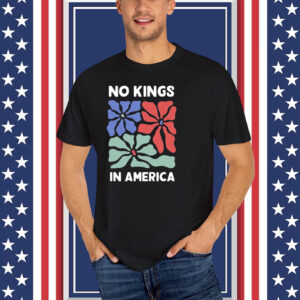 Floral No Kings In America T-Shirt