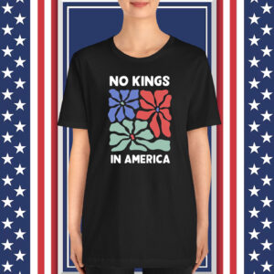 Floral No Kings In America T-Shirt
