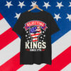 Funny Rejecting Kings Fist Sign USA No Kings In America Shirt