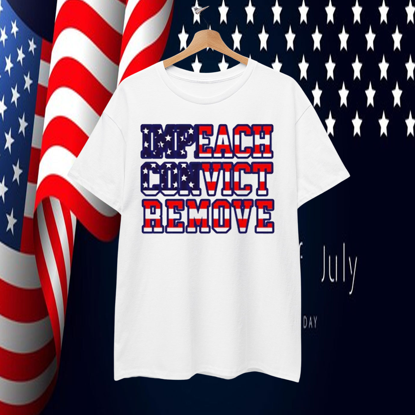 Impeach Convict Remove 2025 T-Shirts