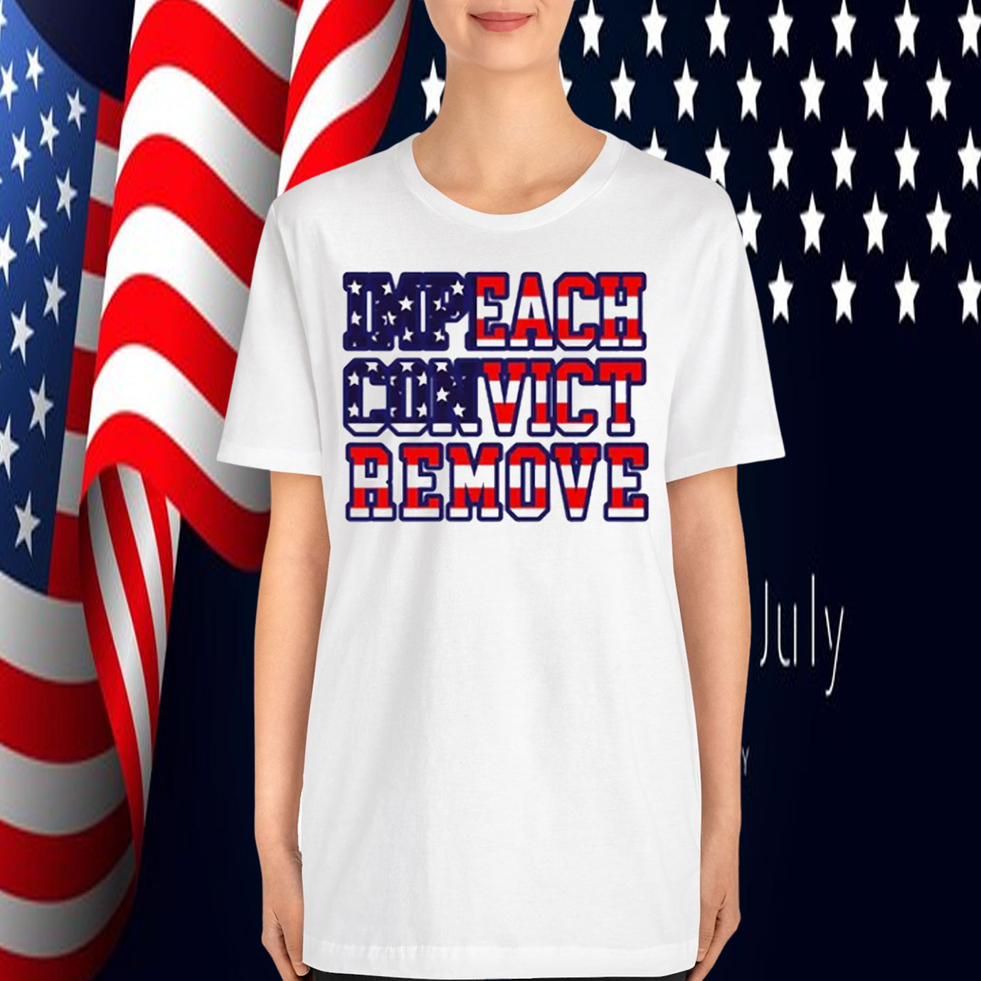 Impeach Convict Remove 2025 T-Shirts