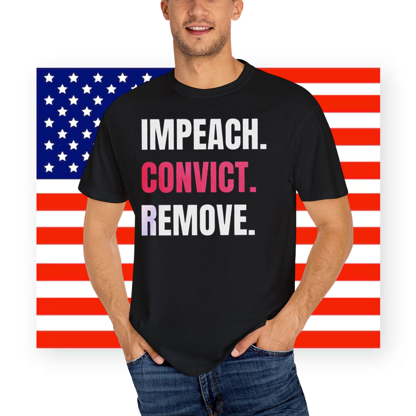 Impeach Convict Remove Unisex T-Shirt