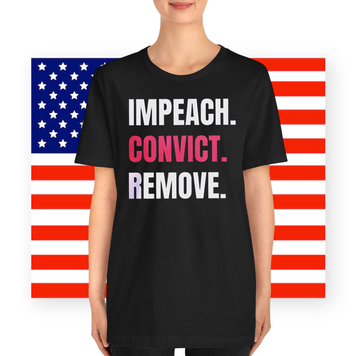 Impeach Convict Remove Unisex T-Shirt