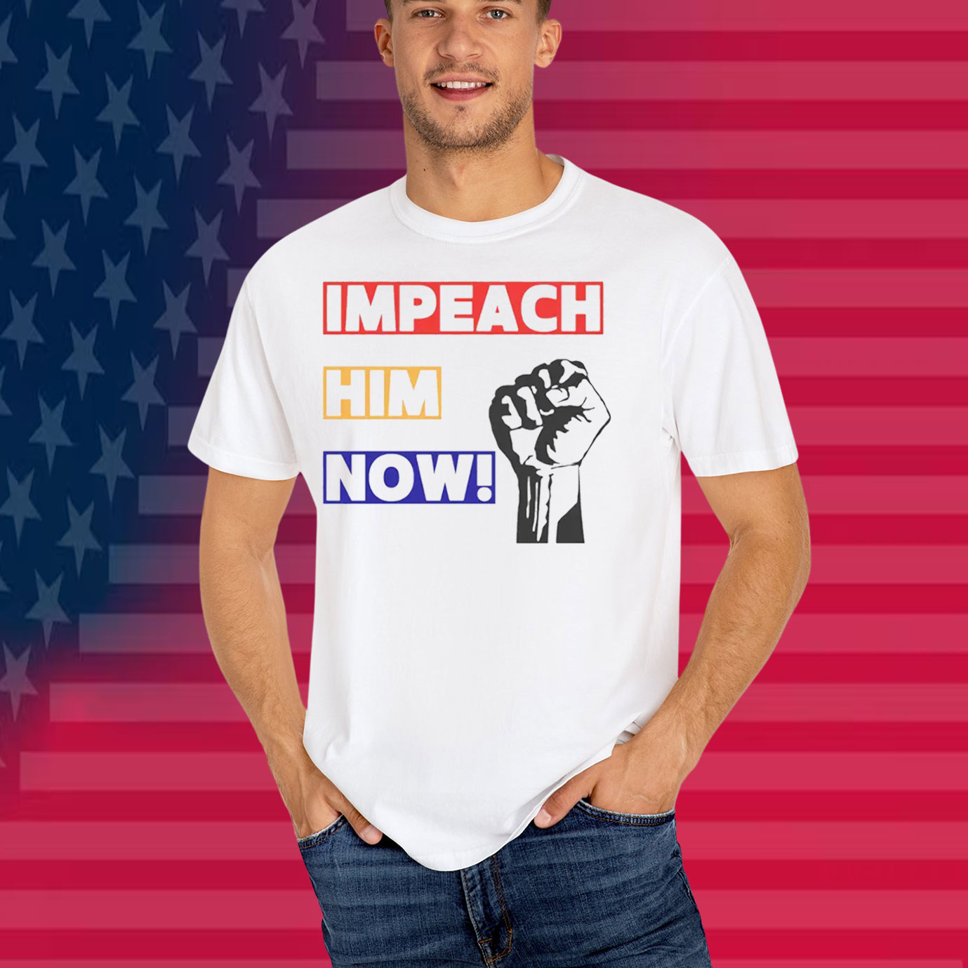 Impeach Him Now Unisex T-Shirt