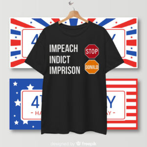 Impeach Indict Imprison Stop Donald T-Shirt