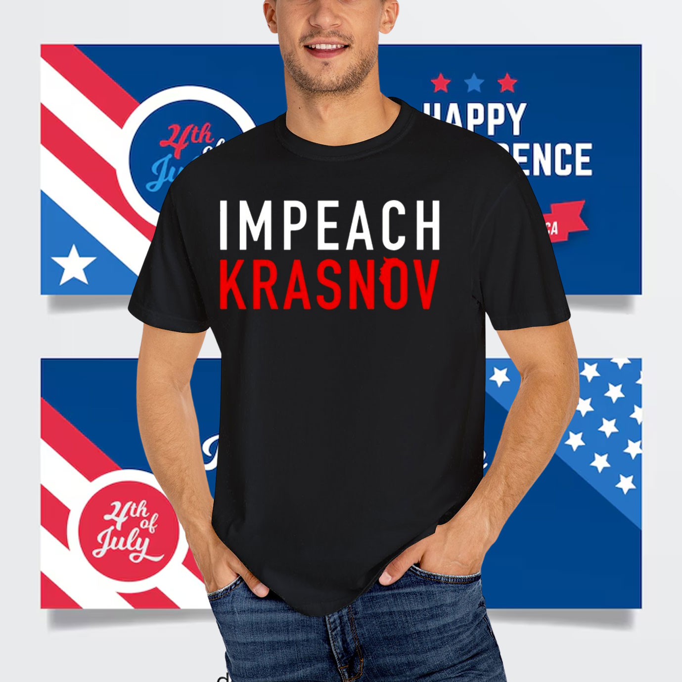 Impeach Krasnov Unisex T-Shirt