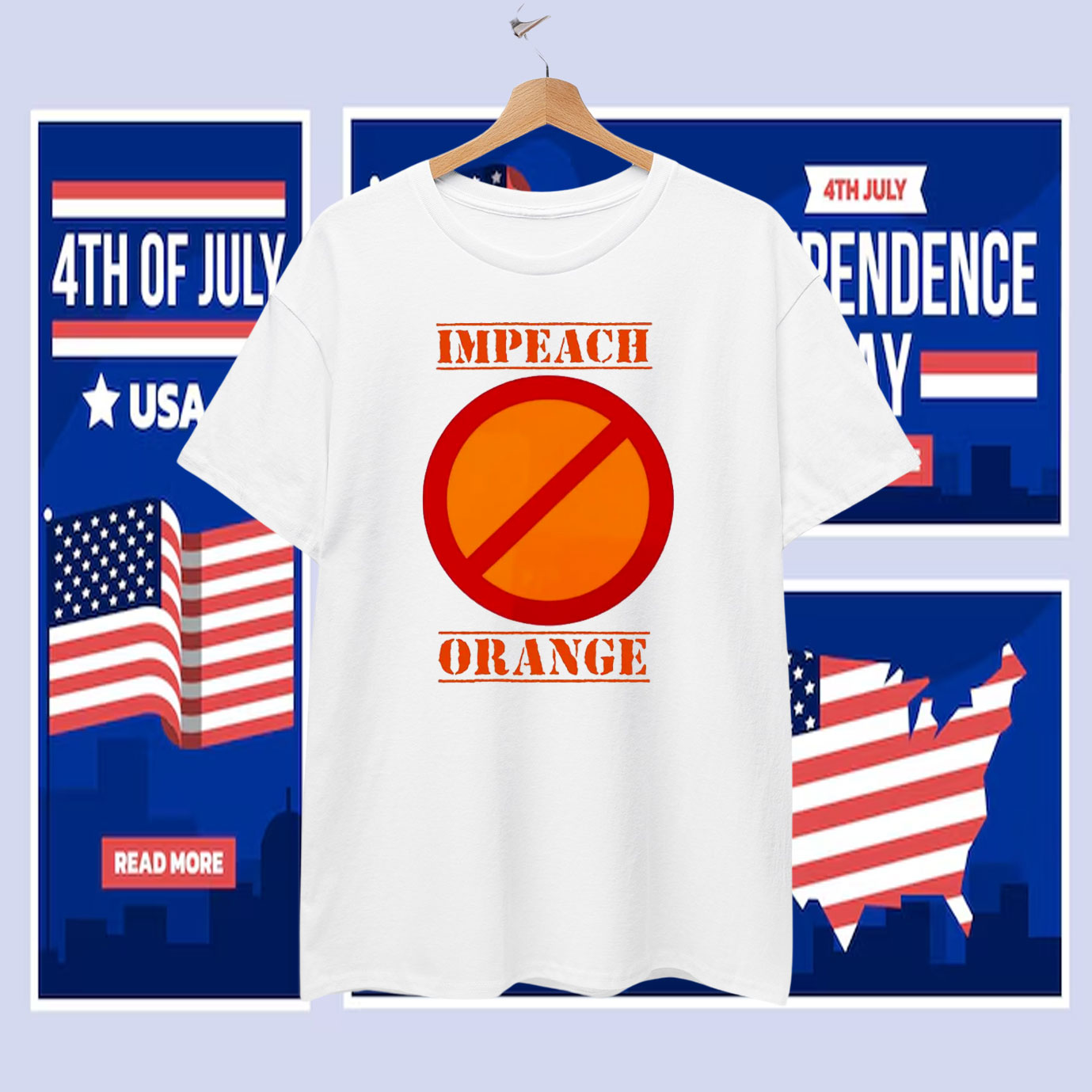 Impeach Orange T-Shirt