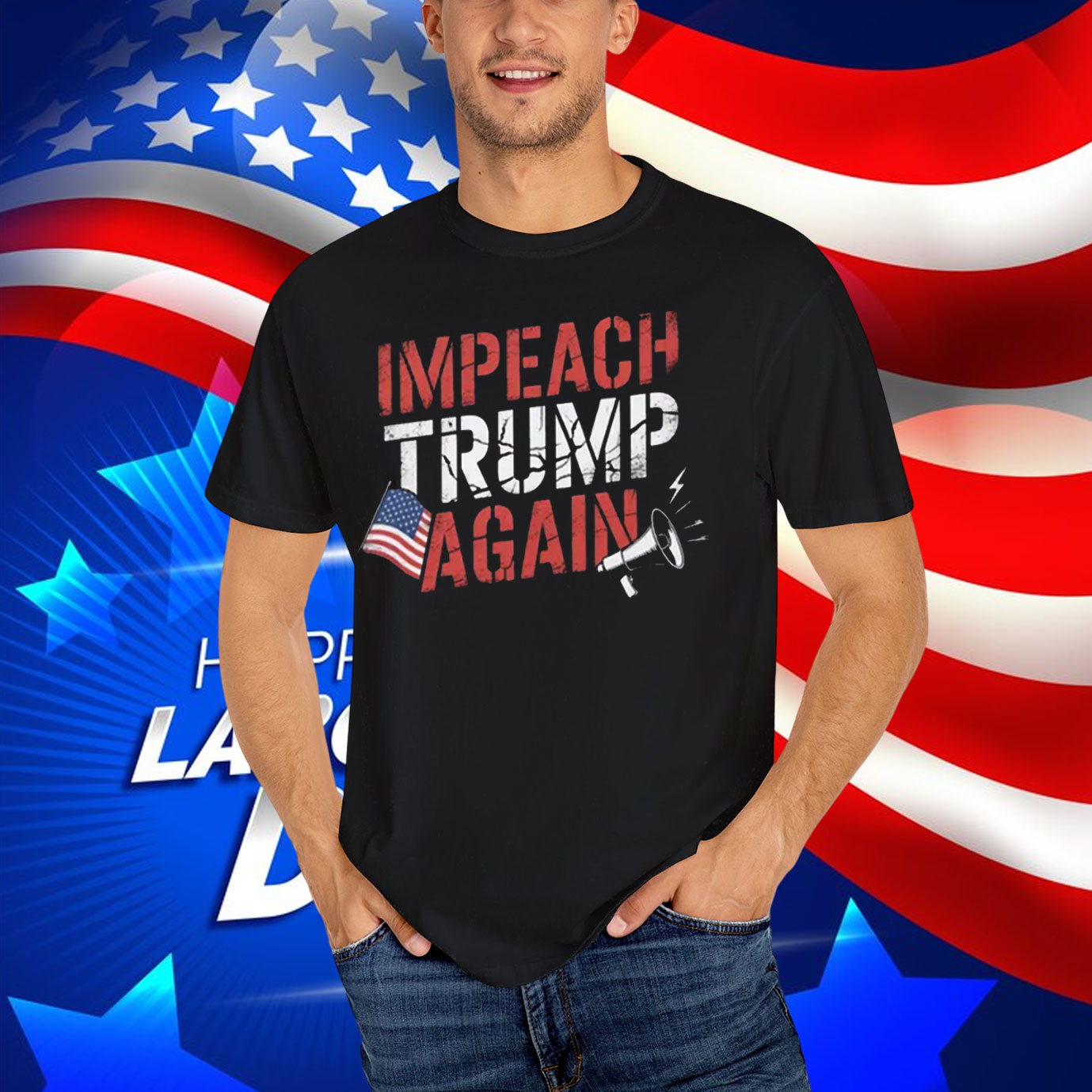 Impeach Trump Again Unisex T-Shirt