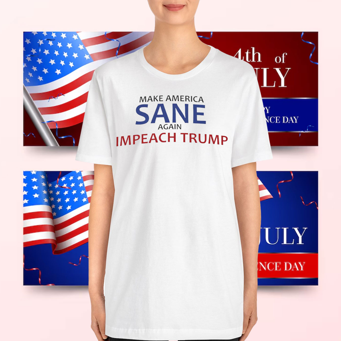 Impeach Trump Make America Sane Again T-Shirt