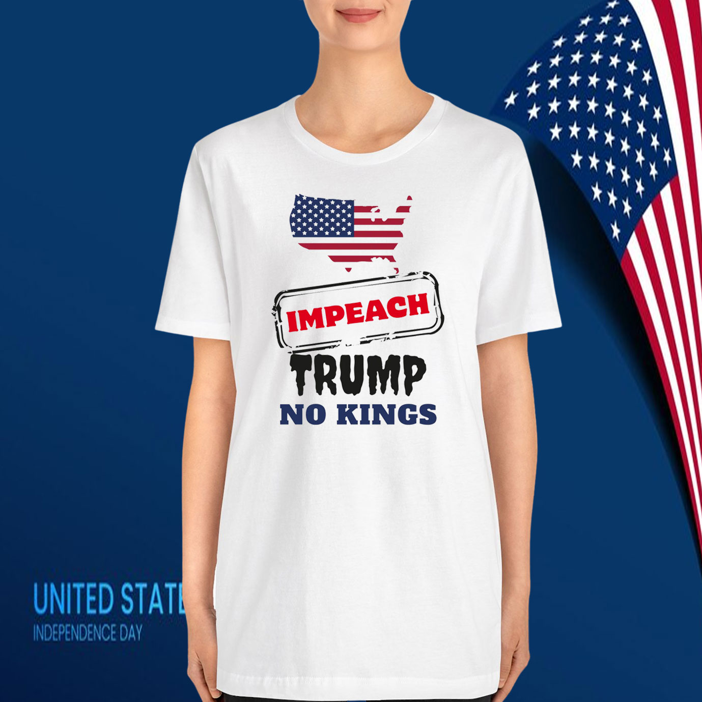 Impeach Trump No Kings T-Shirts