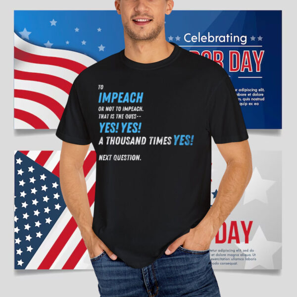 Impeach - Yes please - Cancel Fascism - Fight Oligarchy - Unisex T-Shirt