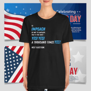 Impeach - Yes please - Cancel Fascism - Fight Oligarchy - Unisex T-Shirt