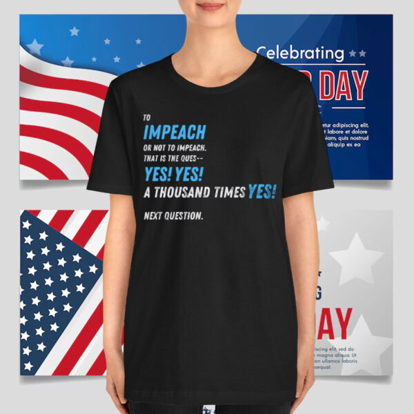 Impeach - Yes please - Cancel Fascism - Fight Oligarchy - Unisex T-Shirt