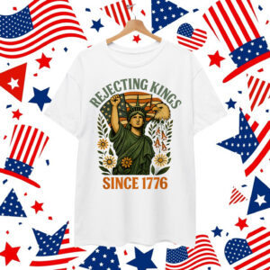 Kings 1776 Foxglove Daisy Tulip Flowers Bald Eagle Shirt