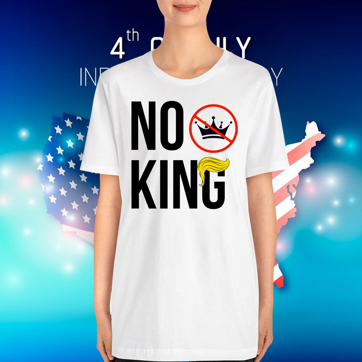 No King Anti-Trump T-Shirt