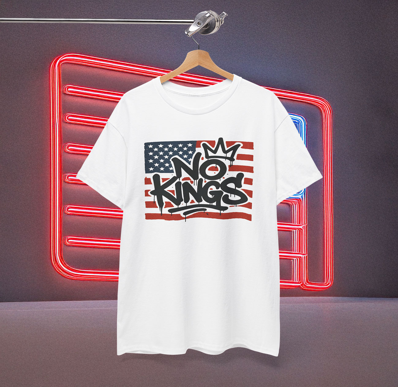 No Kings America Flag Shirt
