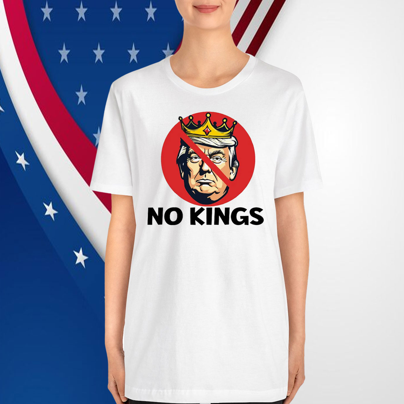 No Kings - Anti Trump T-Shirt