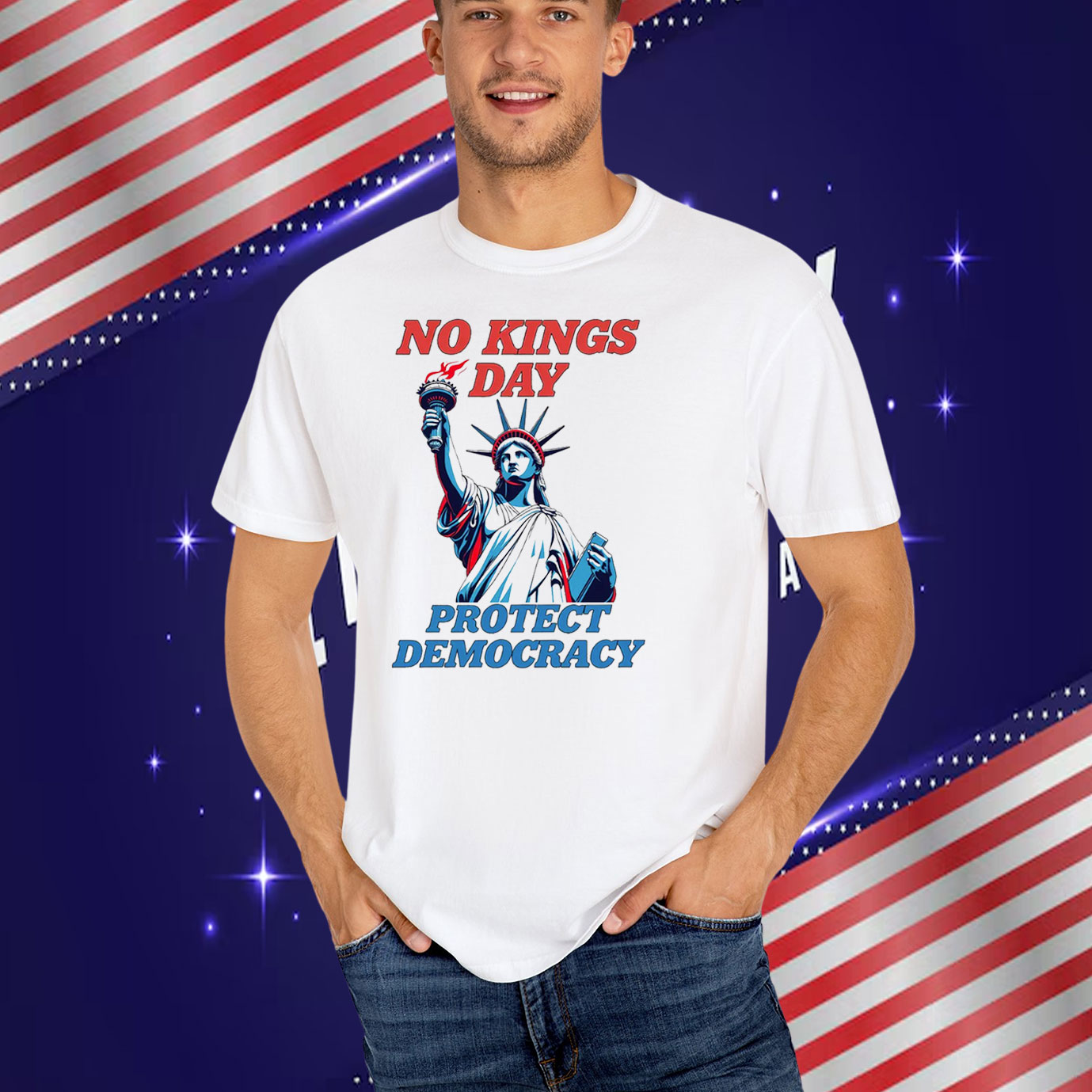 No Kings Day Protect Democracy T-Shirt