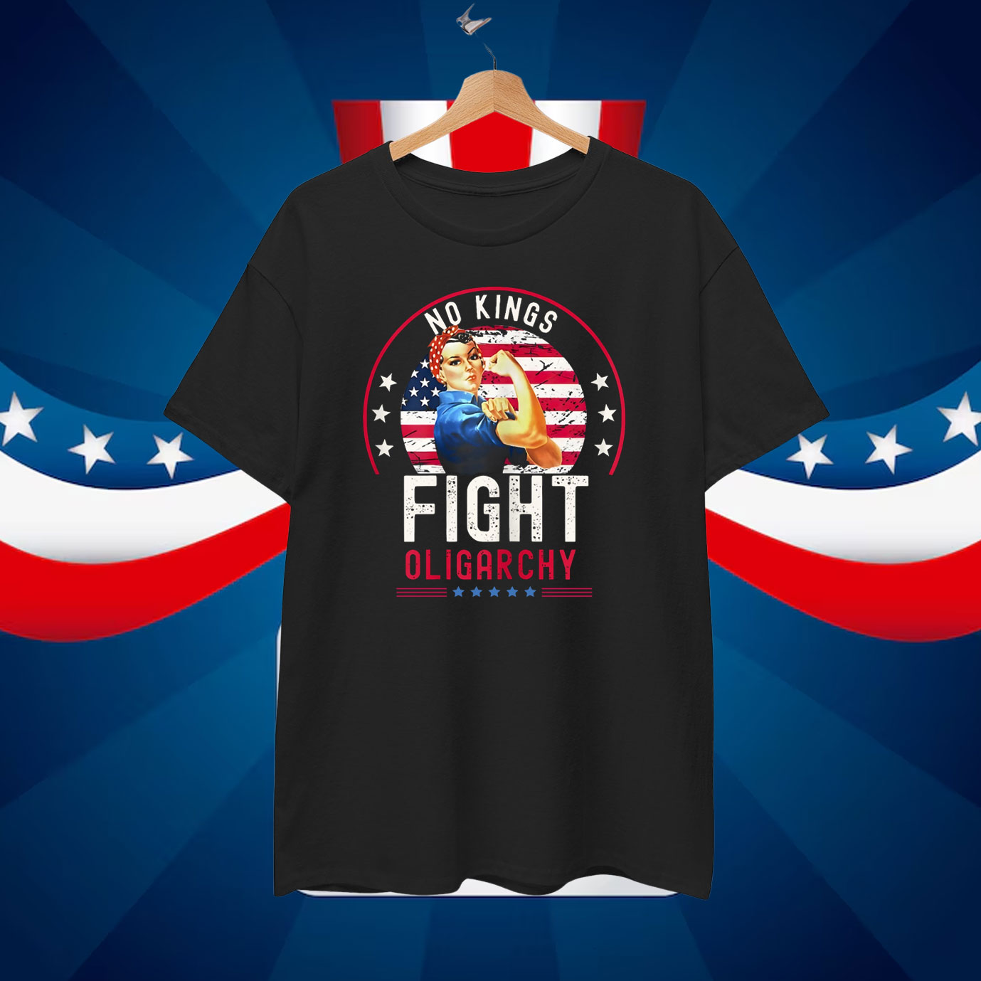 No Kings Fight Oligarchy T-Shirt