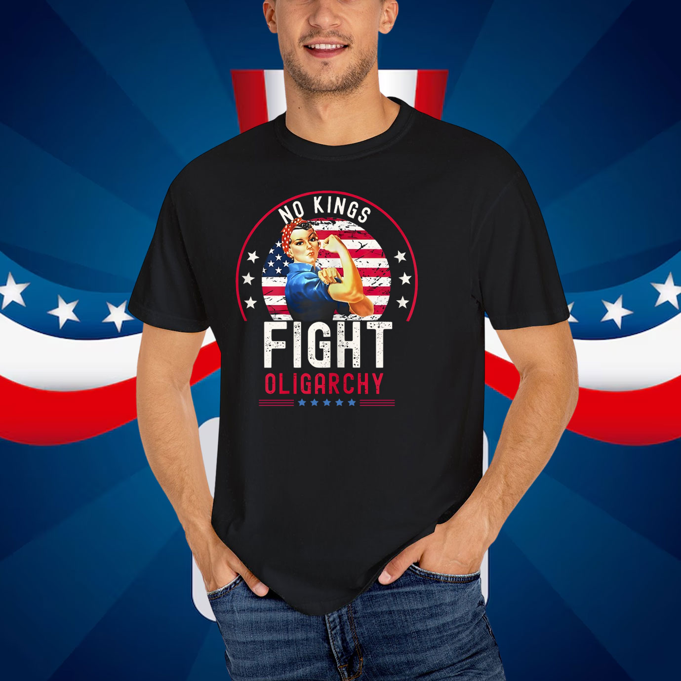 No Kings Fight Oligarchy T-Shirt