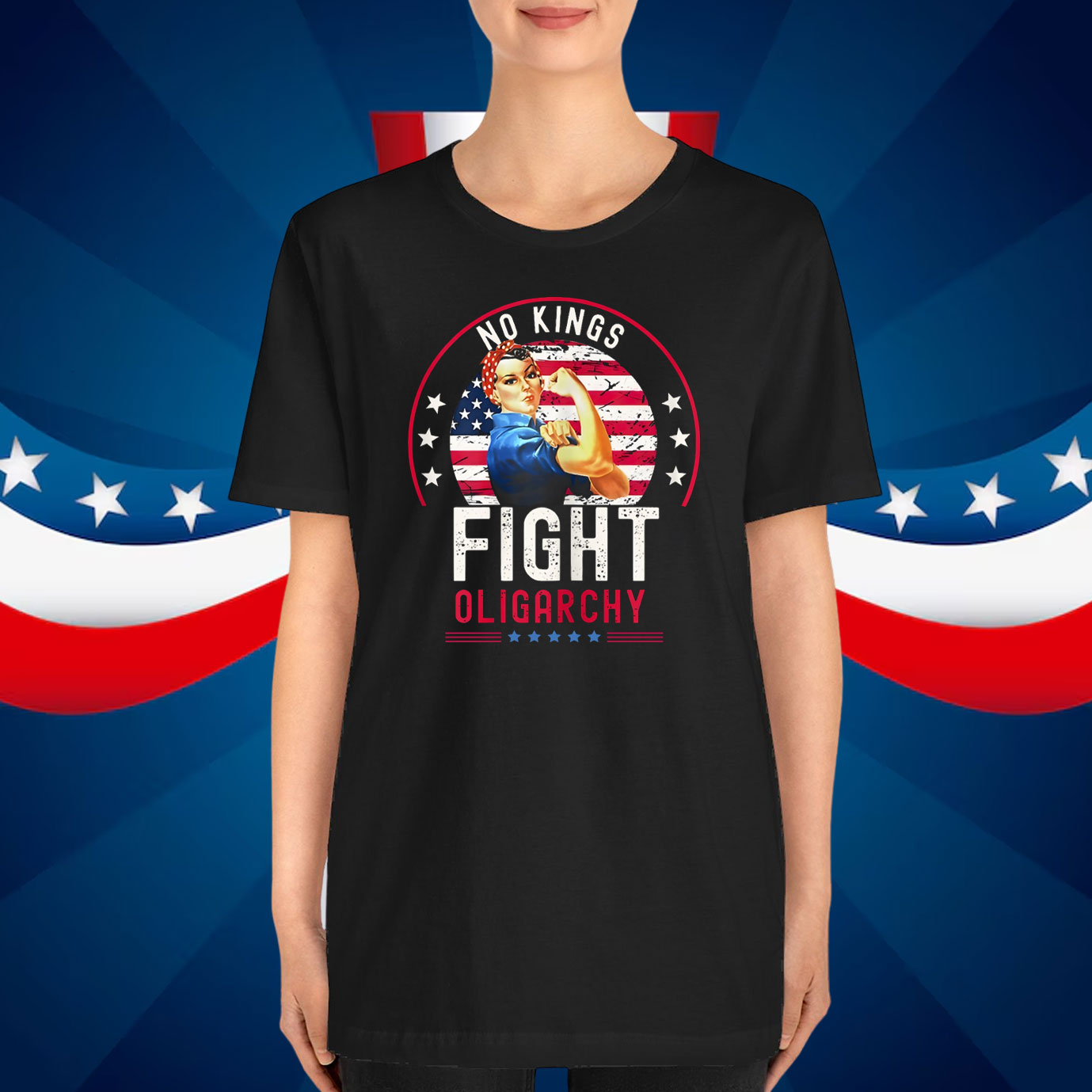 No Kings Fight Oligarchy T-Shirt