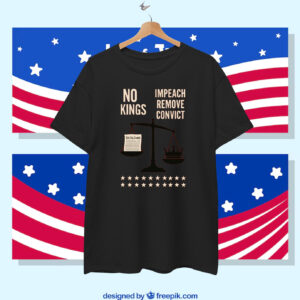 No Kings Impeach Remove Convict We The People T-Shirt