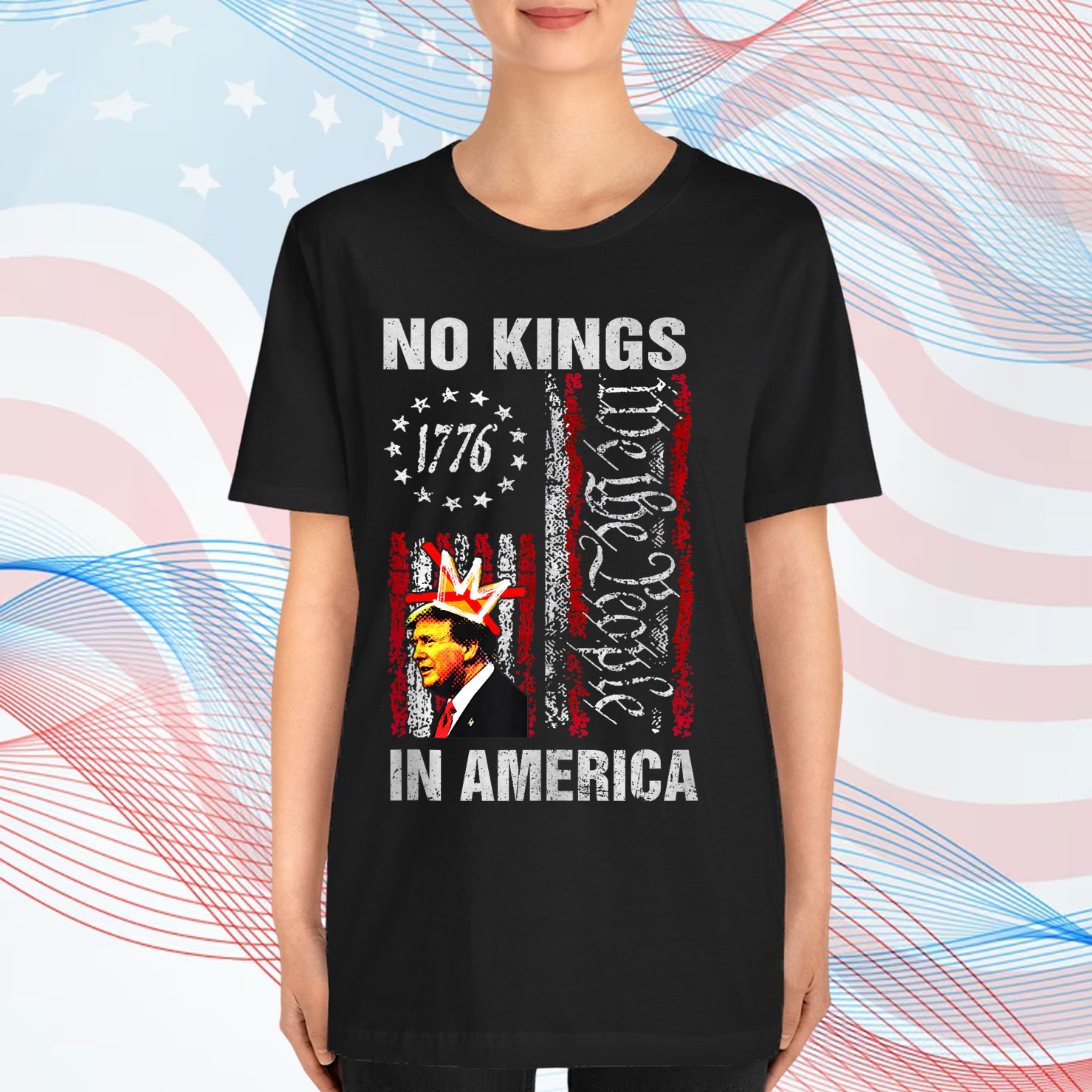 No Kings In America 1776 We The People US Shirt