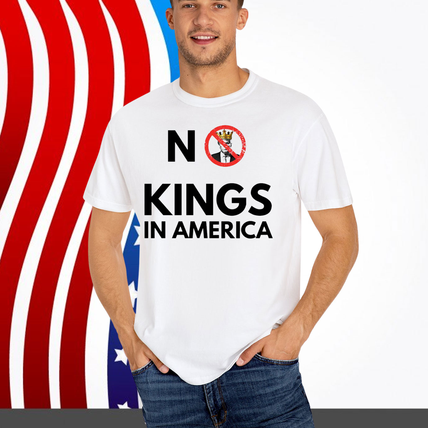 No Kings In America 2025 T-Shirt