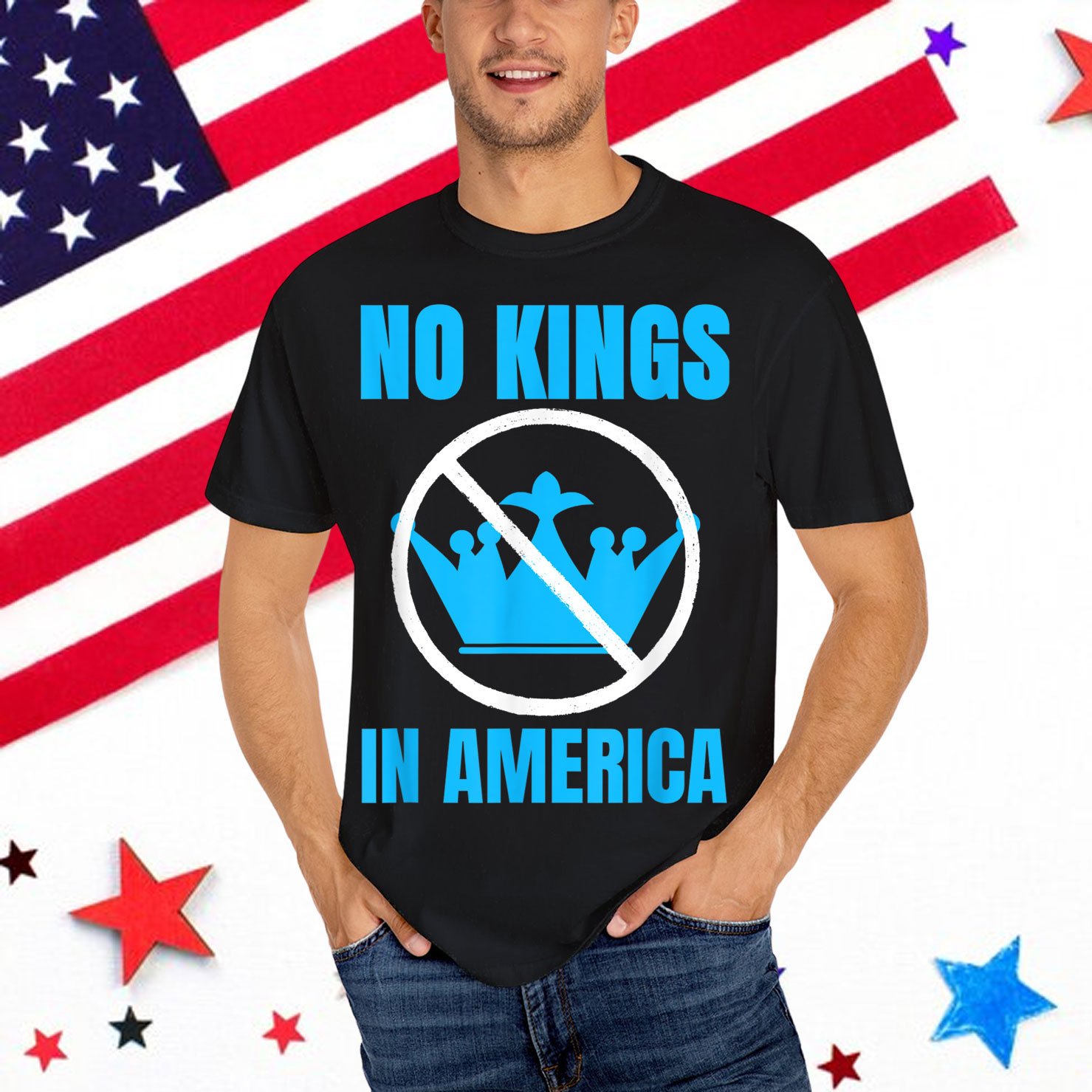 No Kings In America Democracy Court Ruling Saying Shirt