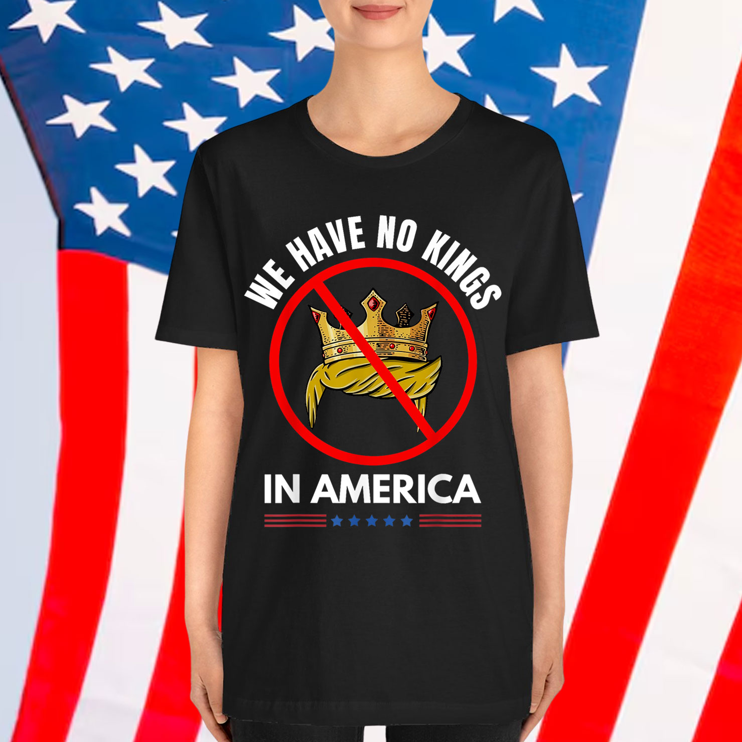 No Kings In America Democracy We The People Shirt