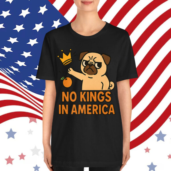 No Kings In America Funny Retro Animal ShirtNo Kings In America Funny Retro Animal Shirt