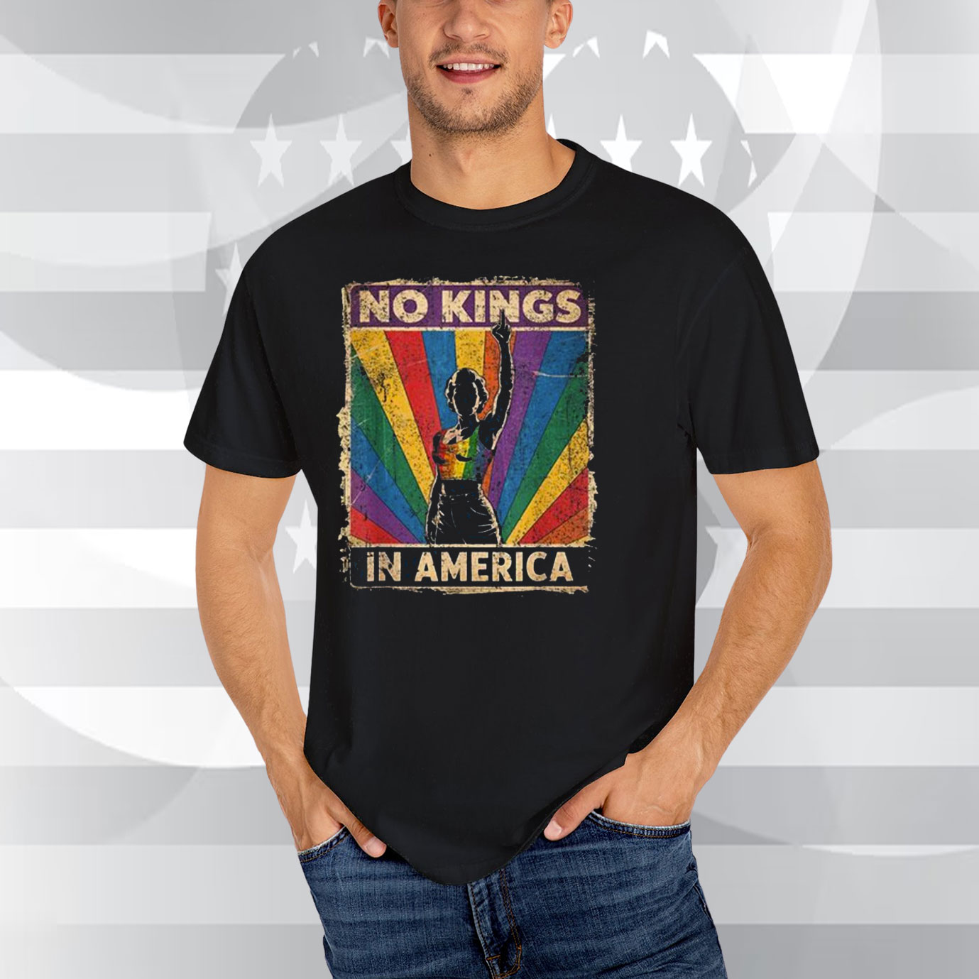 No Kings In America LGBT T-Shirt