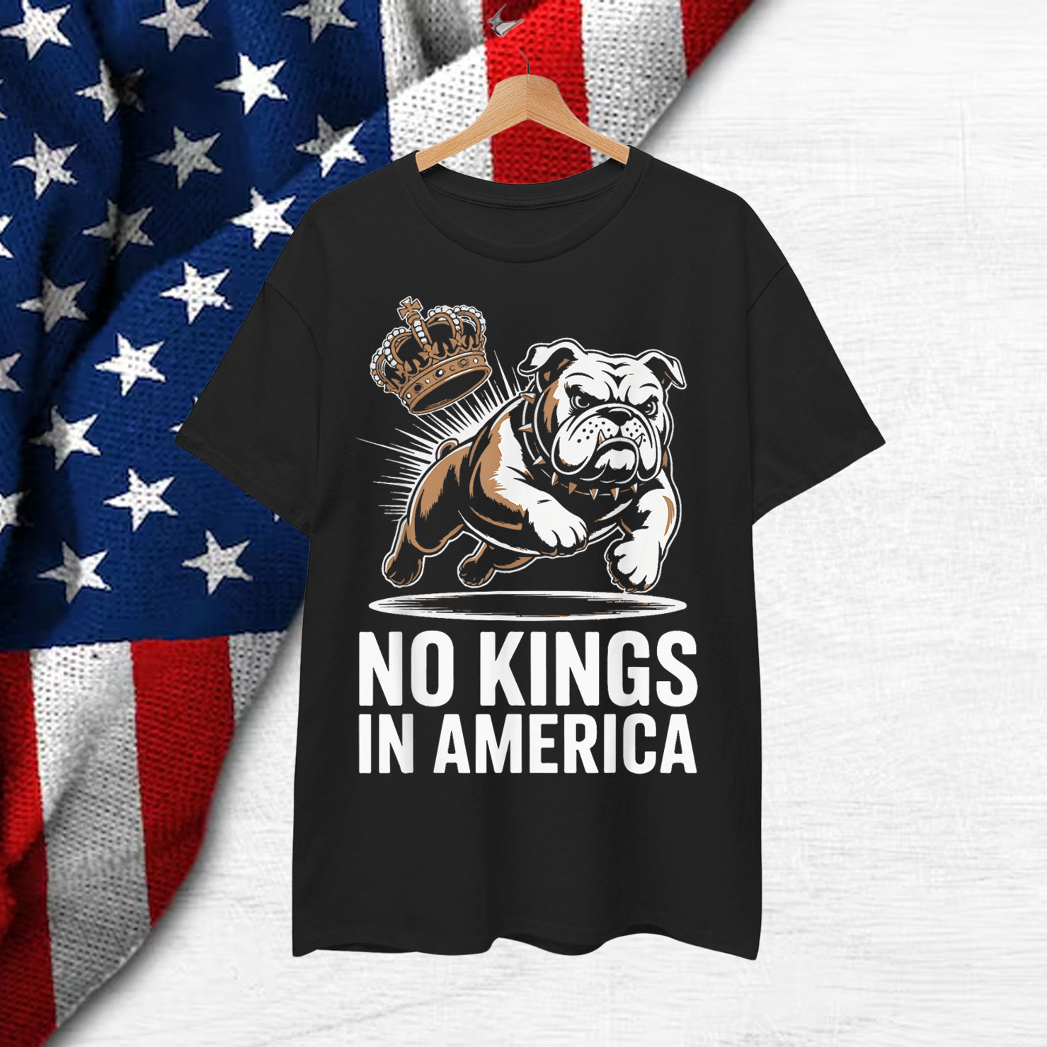 No Kings In America Political Men Women USA Shirt