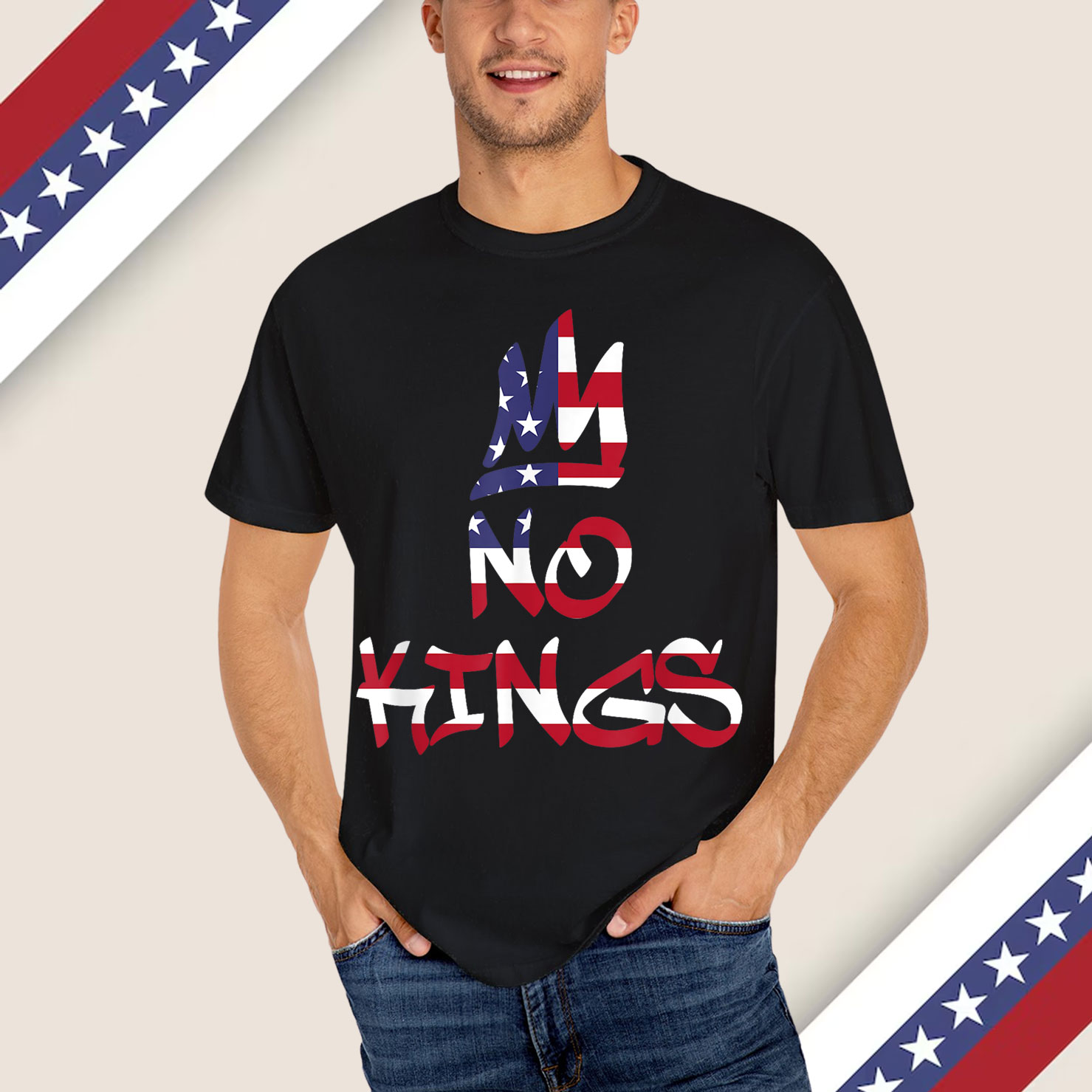 No Kings In America Protest Shirt