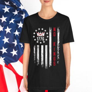 No Kings In America Since 1776 4th Of July American Shirt