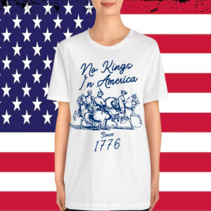 No Kings In America Since 1776 Retro Shirt