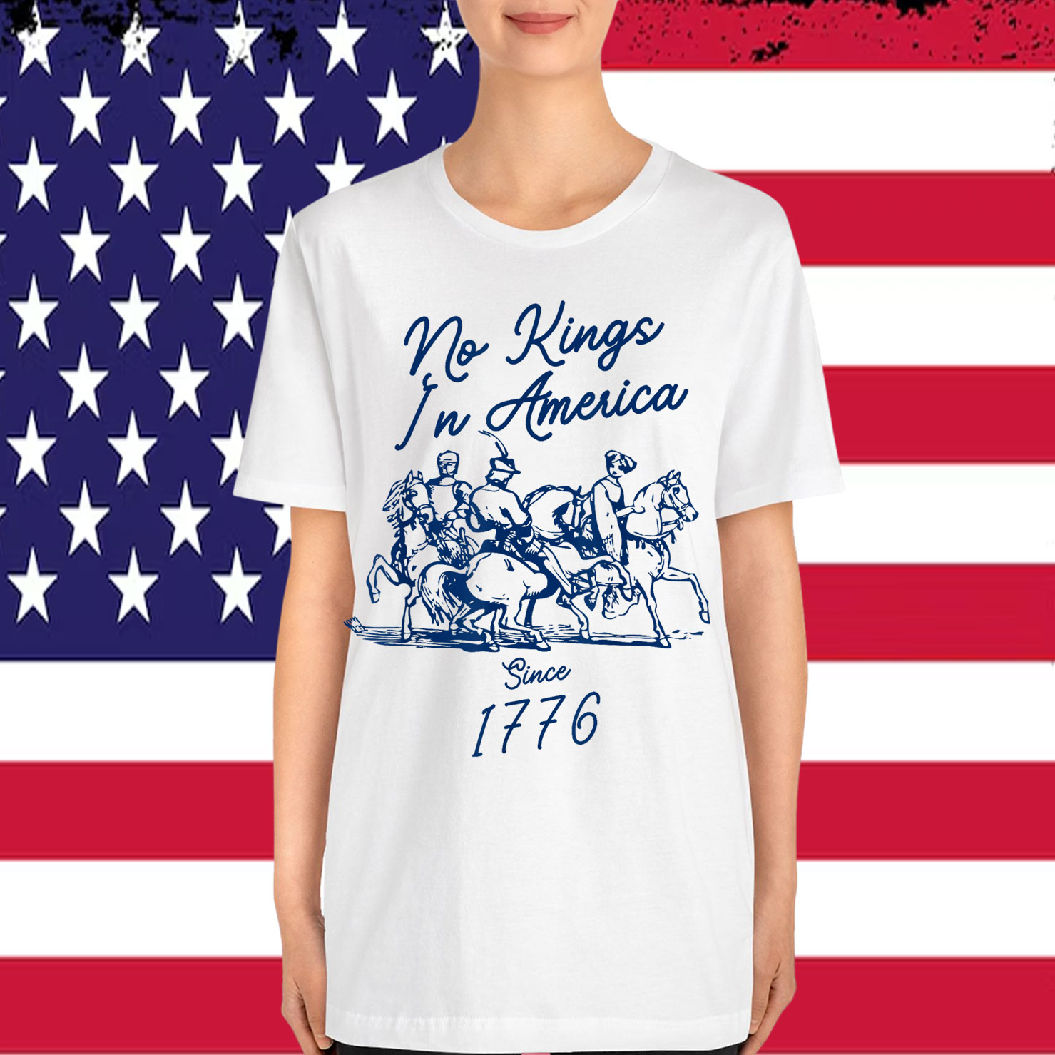 No Kings In America Since 1776 Retro Shirt