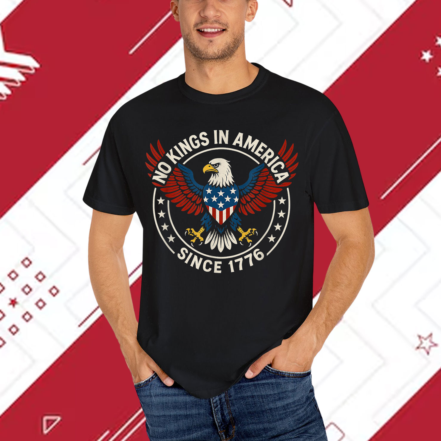 No Kings In America Since 1776 We The People Shirt