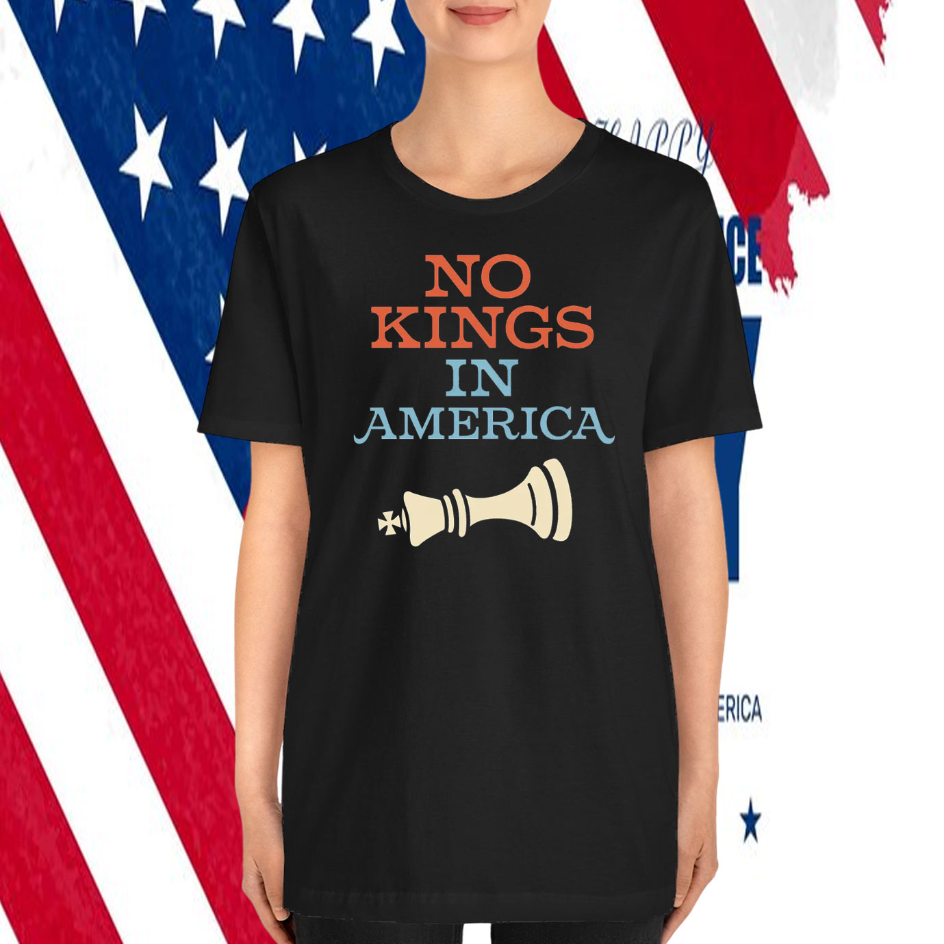 No Kings In America Shirts