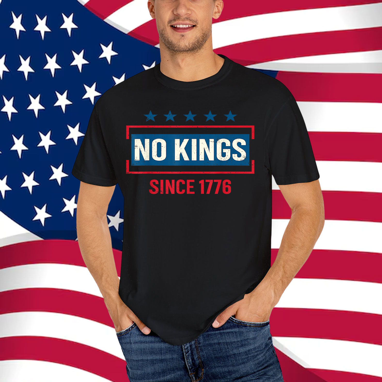 No Kings In America We The People Political Shirt