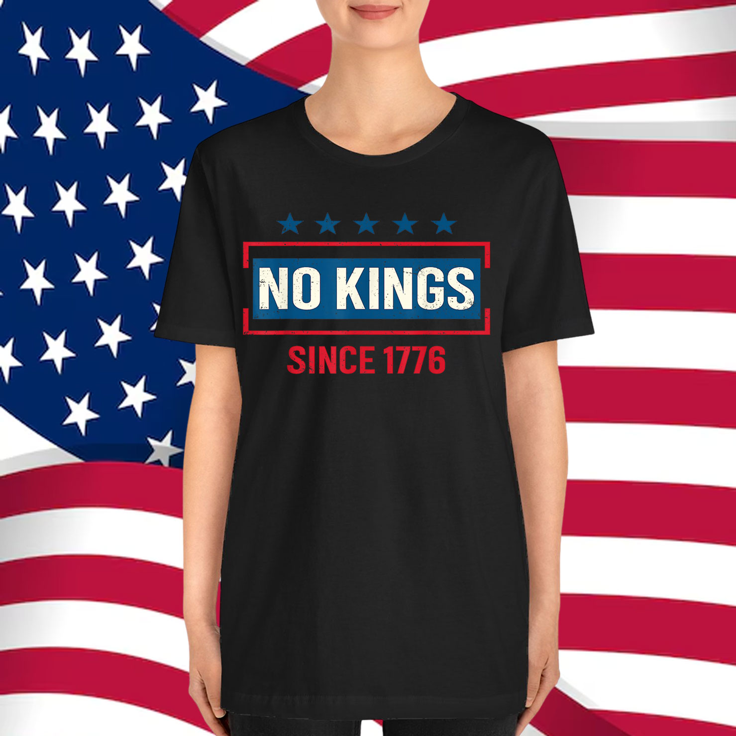No Kings In America We The People Political Shirt